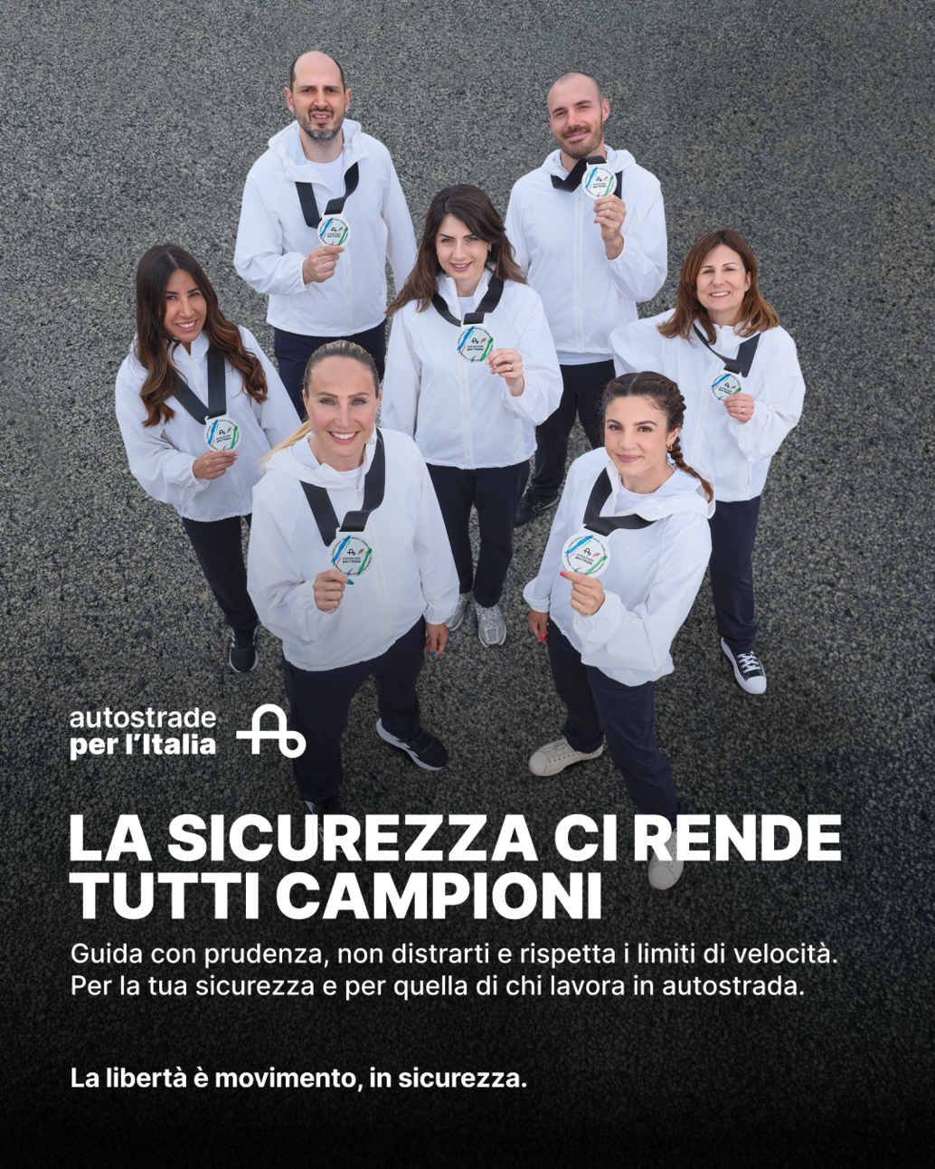 Campagna sulla sicurezza stradale “La sicurezza ci rende tutti campioni”